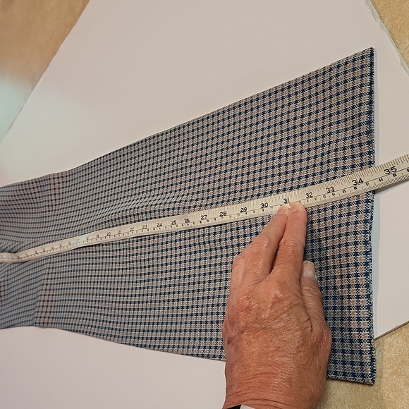 Vintage men's checked knit pants; 30" waist; 33" inseam - Picture 4 of 6